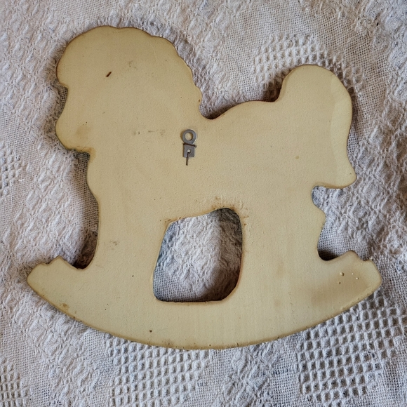 Vtg Rocking Horse Colorful Wall Decor 13"×12.5" - Picture 3 of 4